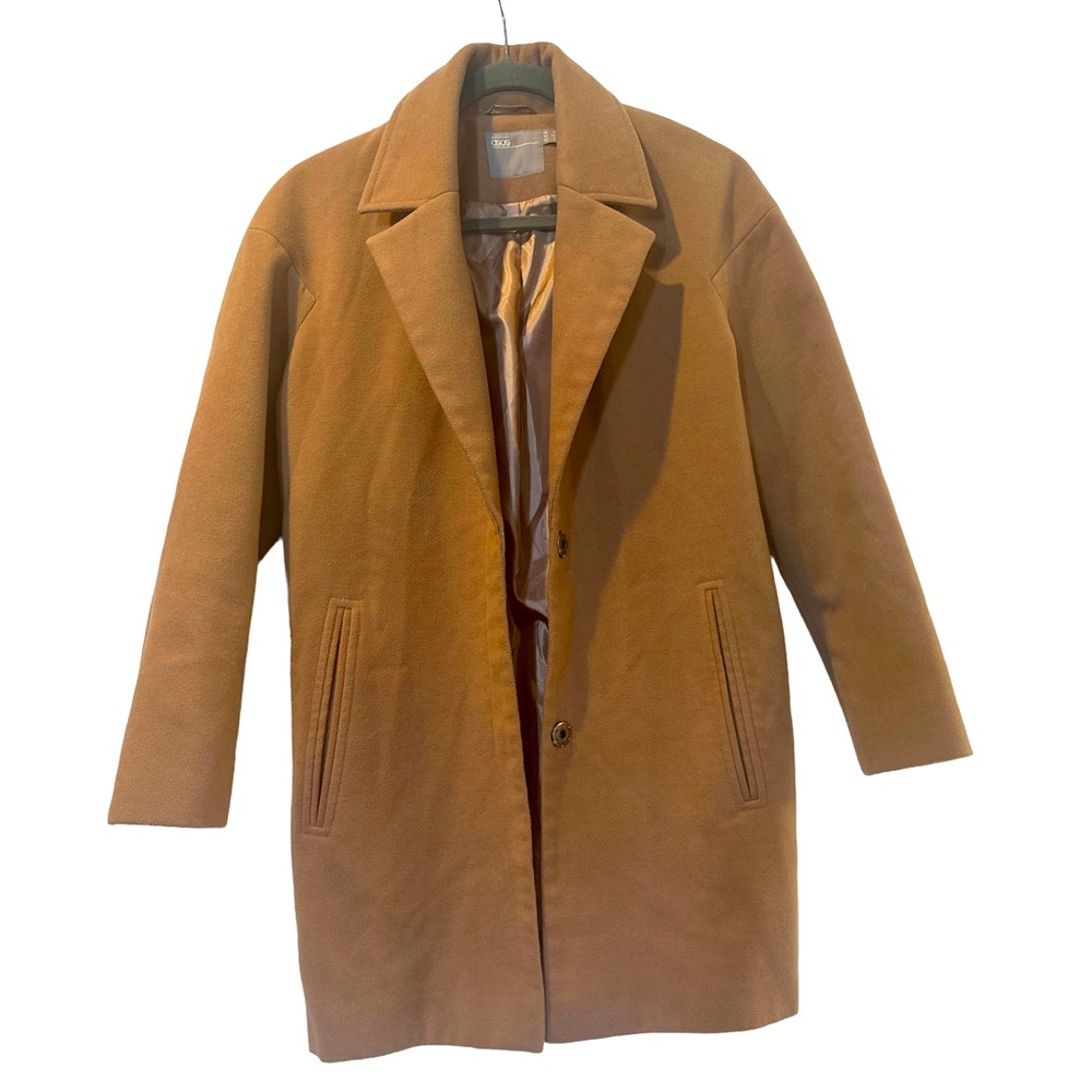 Women’s ASOS Relaxed Camel Coat - Size 0